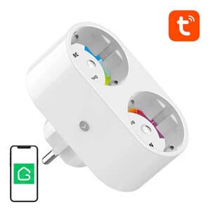 Dubbel smart plug WiFi Gosund SP211 3500W, Tuya