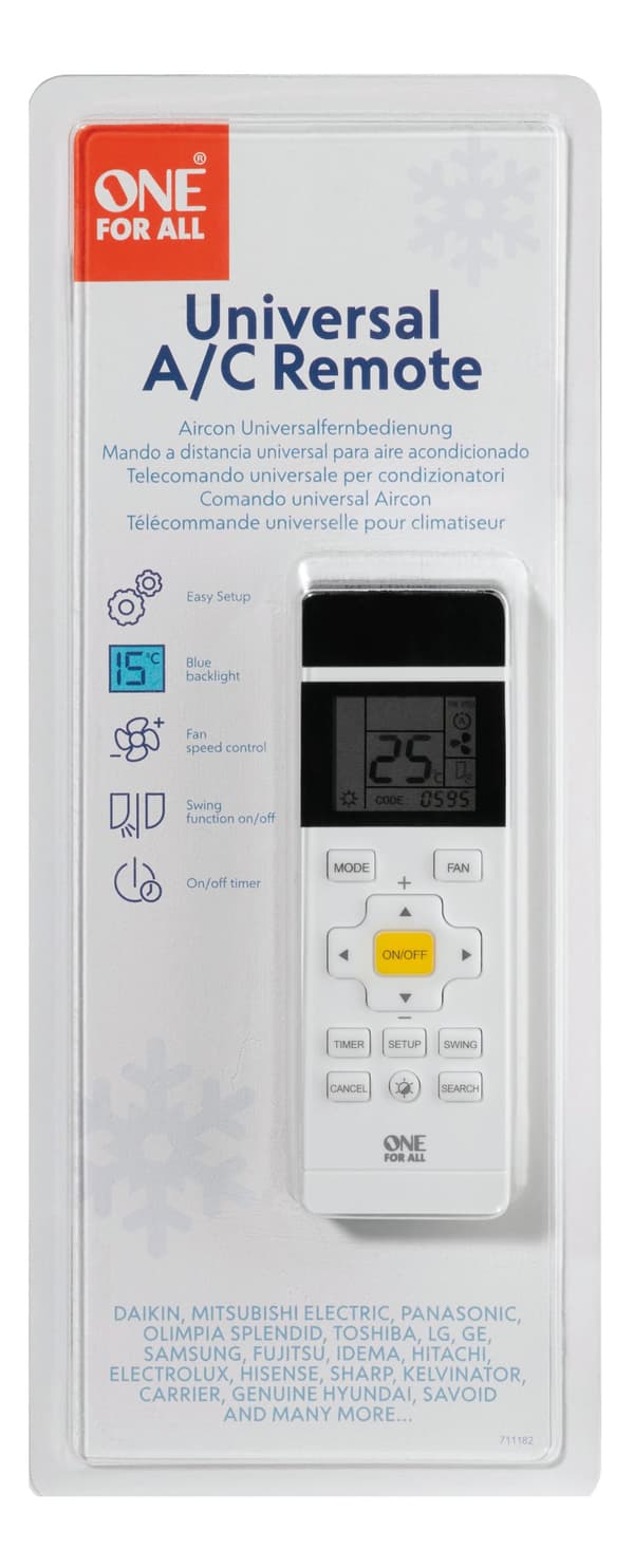 URC 1035 Remote control for AC Grå
