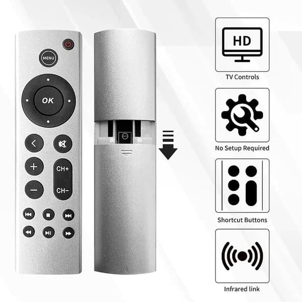 Fjärrkontroll för Apple TV 4K/Gen 1/2/3/4/HD