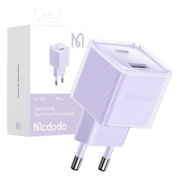 McDodo CH-4153 33W nätladdare (lila)