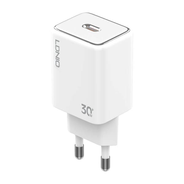 LDNIO A1508C 30W USB-C netværksoplader + lightning kabel