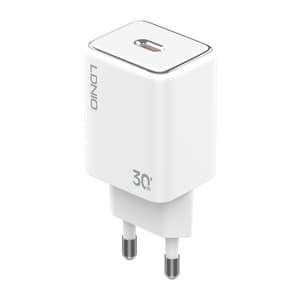 LDNIO A1508C 30W USB-C netværksoplader + lightning kabel