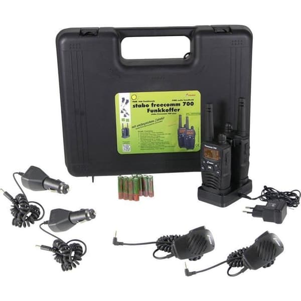 Manuell PMR transceiver - STABO - freecom 700 20701 - Set om 2