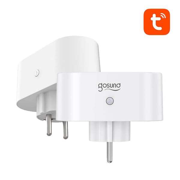 Dobbelt smart stik WiFi Gosund SP211 (2-pak) 3500W Tuya