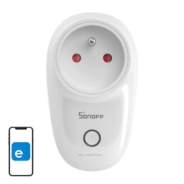 WiFi Smart-stik Sonoff S26R2TPE-FR (Type E)