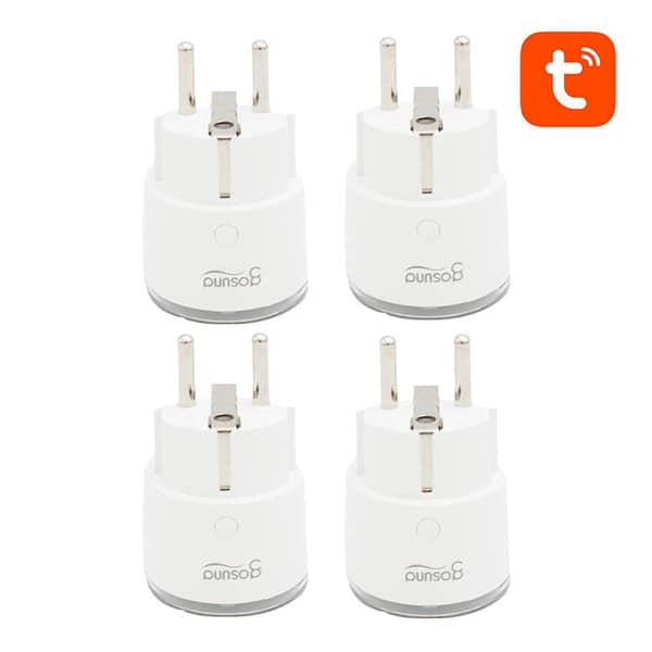 Smart stik WiFi Gosund SP111 3680W 16A, Tuya 4-pak
