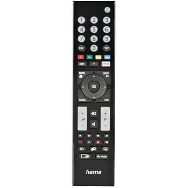 Universalfjärrkontroll - HAMA - Grundig - Infraröd - Lärare - Upplysta tangenter Svart