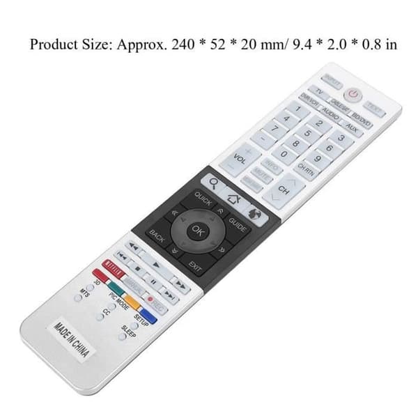 Ultra HD Smart TV-fjärrkontroll för Toshiba CT-90430 CT-90429----DQ FRANKRIKE