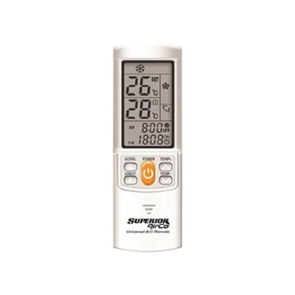 SUPERIOR ELECTRONICS SUP009 Universalfjärrkontroll för AIRCO+ luftkonditionering Vit