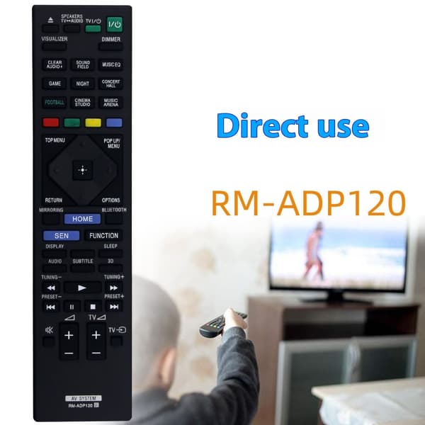 Fjernkontrollerstatning for RM-ADP120 for Sony hjemmekinospiller