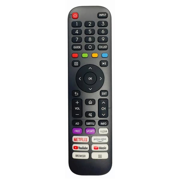 Fjärrkontroll Ersättning för EN2AE30H För Hisense 4K UHD Android Smart Tv