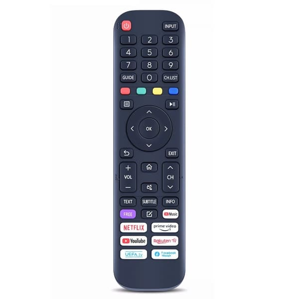 Fjernbetjeningserstatning til EN2AH30H til Hisense Smart Tv