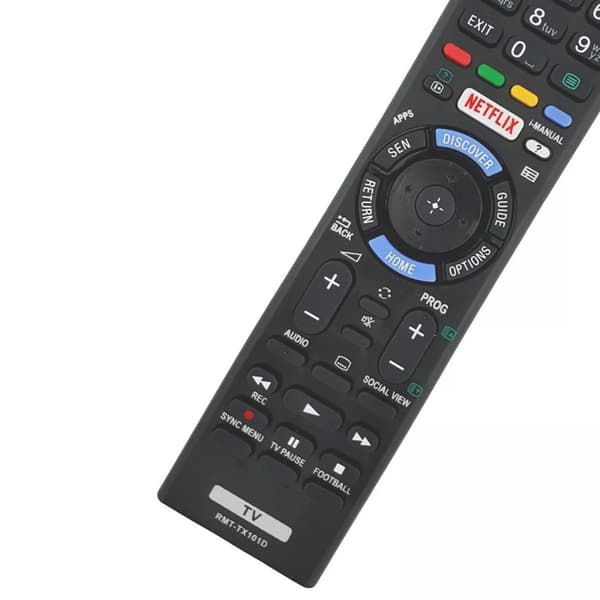 Fjärrkontroll Ersättning för RMT-TX101D För Sony TV