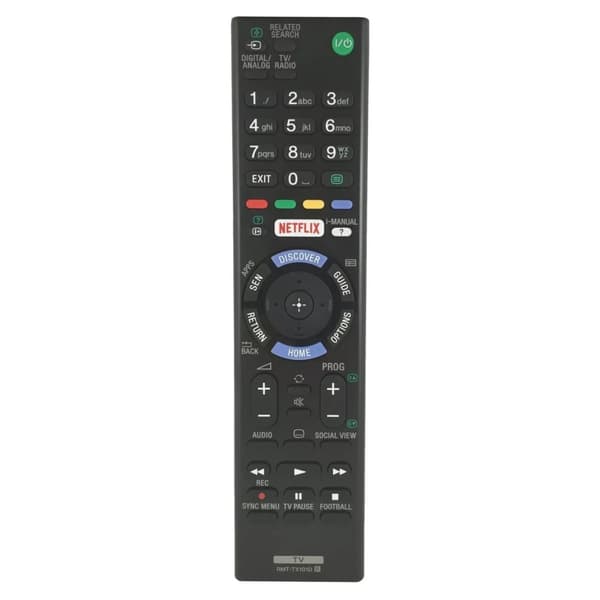 Fjärrkontroll Ersättning för RMT-TX101D För Sony TV