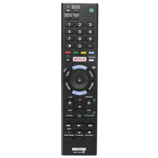 Udskiftning af fjernbetjening til RMT-TX101A til Sony TV