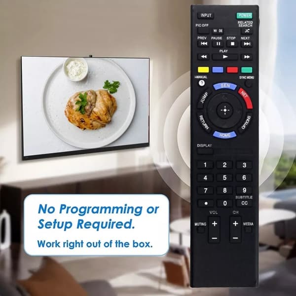 Udskiftning af fjernbetjening til RM-YD089 til Sony TV