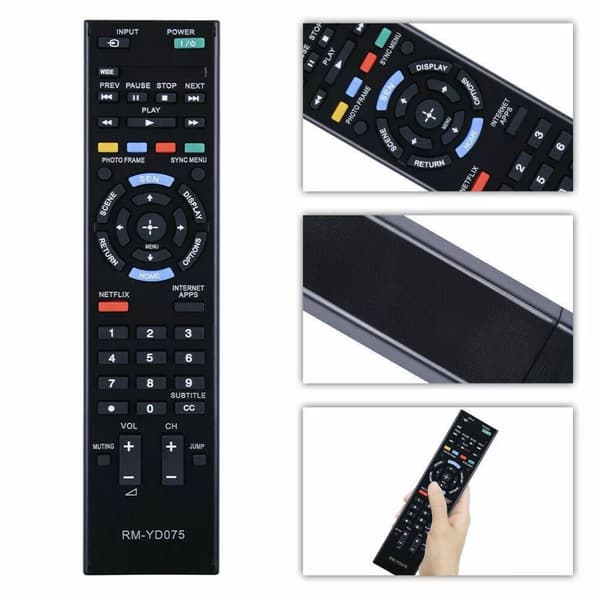 Kaukosäätimen vaihto RM-YD075:lle Sony TV:lle