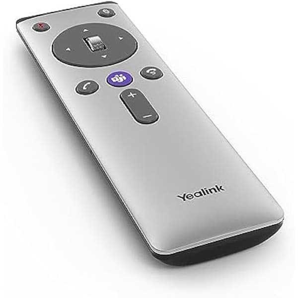 Fjärrkontroll - YEALINK - VCR20 - Kompatibel med A20/A30/VC210 - Teams Video Control - Svart