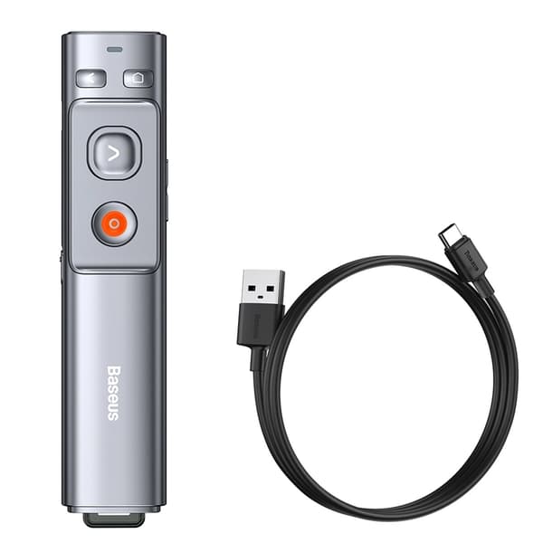 Baseus laser pointer fjärrkontroll PC (utan batteri) - Grå