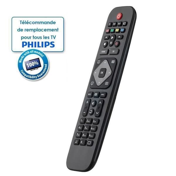 EN FÖR ALLA URC1913 Philips TV-fjärrkontroll Svart, Grå