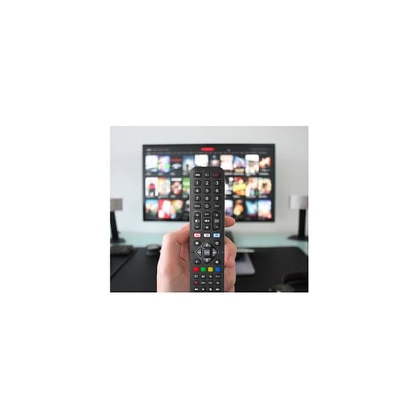 Meliconi - Ersättningsfjärrkontroll TLC EVO.4 för Philips TV - 100% ursprungliga funktioner - Direktåtkomst till Netflix, Amzon, Youtube