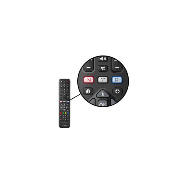 Meliconi - Ersättningsfjärrkontroll TLC EVO.4 för Philips TV - 100% ursprungliga funktioner - Direktåtkomst till Netflix, Amzon, Youtube