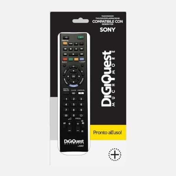 Universal fjärrkontroll - DIGIQUEST - Kompatibel med alla Sony-modeller - Svart