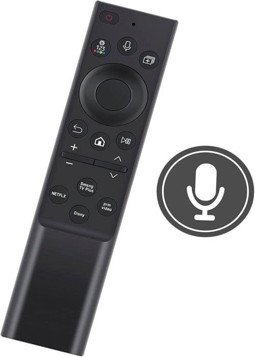 Röstkontroll Ersatt För Samsung Qn95B Neo Qled 4K Smart Tv Qe55Qn95Bat Qe55Qn95Batxxu Qe65Qn95Bat Qe65Qn95Batxxu Qe75Qn9