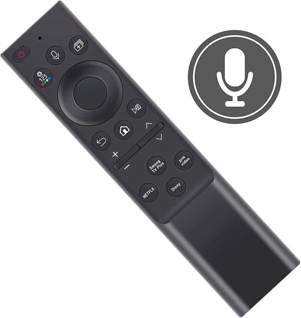 Röststyrd Fjärrkontroll Ersatt Passar För Samsung Q80B Qled 4K Quantum Hdr 1500 [1000] Smart Tv (2022) Qe50Q80Bat Qe50Q80Batxxu