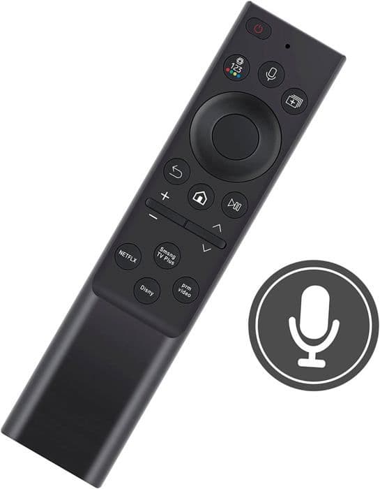 Röststyrd fjärrkontroll ersatt passar för Samsung Qn85B Neo Qled 4K Hdr Smart Tv (2022) Qe55Qn85Bat Qe55Qn85Batxxu Qe65Qn85Bat