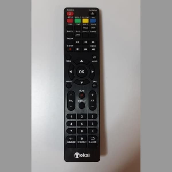 Tokai. Original fjärrkontroll för TOKAI TTE28D1014K TV. Ny. Levereras utan batterier.