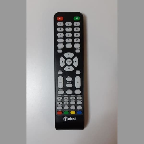 Tokai. Original fjärrkontroll för TOKAI TTE22K2304K TV. Ny. Levereras utan batterier.