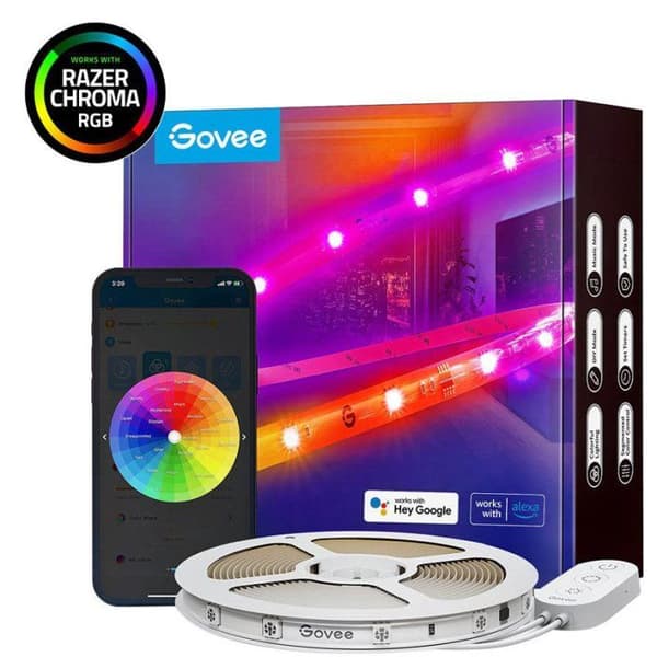 Govee H619A RGB Smart Wi-Fi + Bluetooth 5M LED Strip