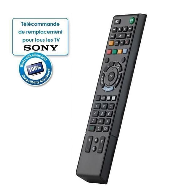 EN FÖR ALLA URC1912 Sony TV-fjärrkontroll Svart