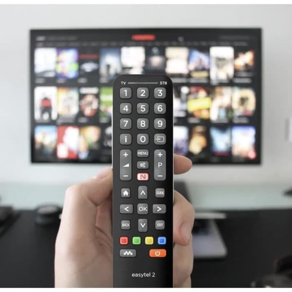 Meliconi - Universell fjernkontroll Easytel 2 for 1 TV + 1 Digitalkabel- eller Satellittmottaker