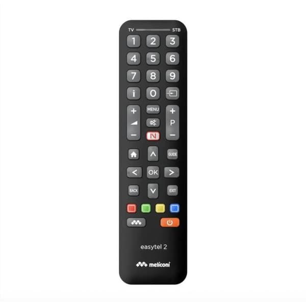 Meliconi - Universell fjernkontroll Easytel 2 for 1 TV + 1 Digitalkabel- eller Satellittmottaker