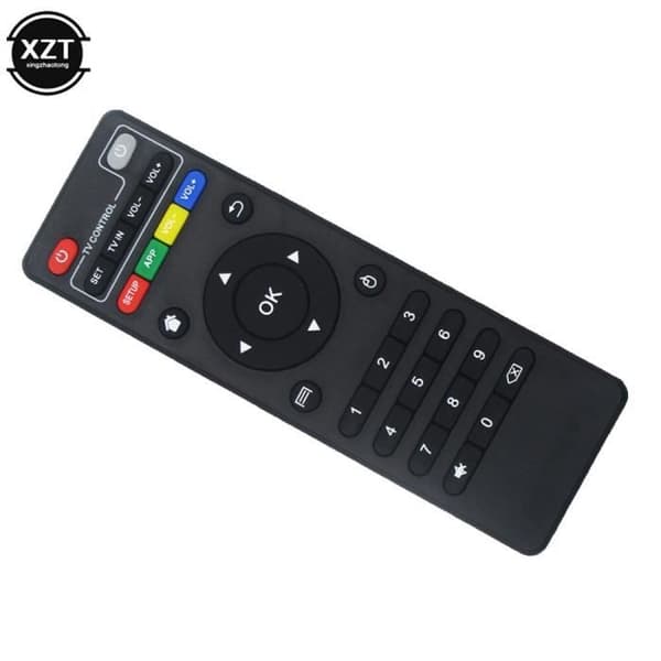 Ersättnings universell IR-fjärrkontroll för Android TV Box H96 pro MAX-V88-MXQ-TX6-T95X-T95Z Plus-TX3 X96 [9D9C8F7]