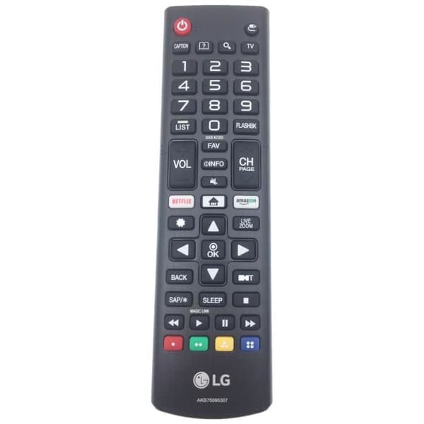 Fullständig funktionsstandard fjärrkontroll AKB75095307 för LG TV