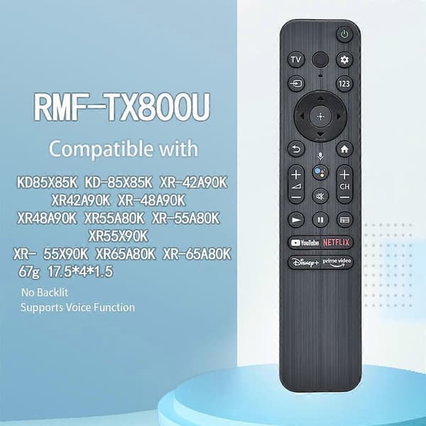 Fjernkontroll RMF-TX800U for Sony Tv KD-85X85K XR-42A90K