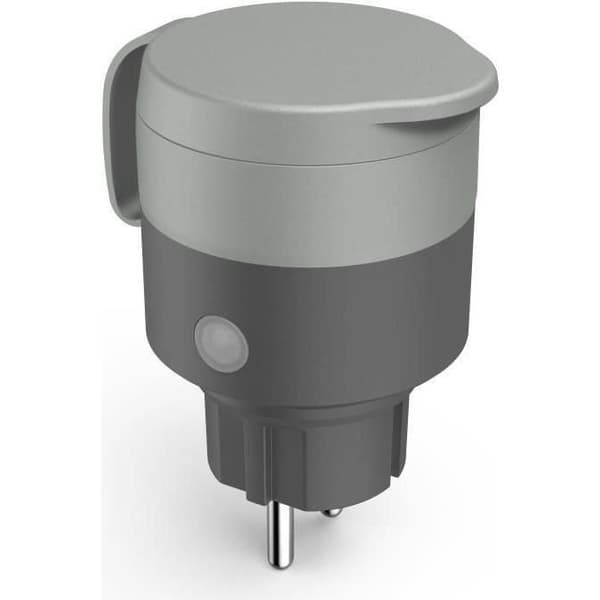 Hama WLAN-Steckdose Outdoor ohne Hub, Sprach- u. App-Steuerung, 2.300W/10A, Gr () - 00176624