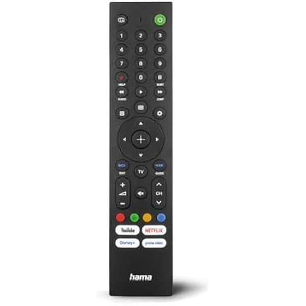 Universal fjärrkontroll för Sony TV med 4 appliceringsknappar Svart