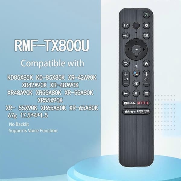 Fjernkontroll RMF-TX800U for Sony Tv KD-85X85K XR-42A90K