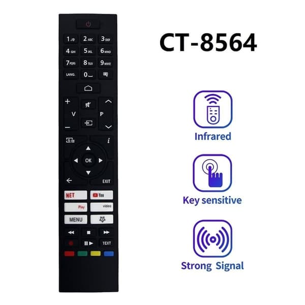 Universal Smart LED TV fjernbetjening CT-8564 til Toshiba
