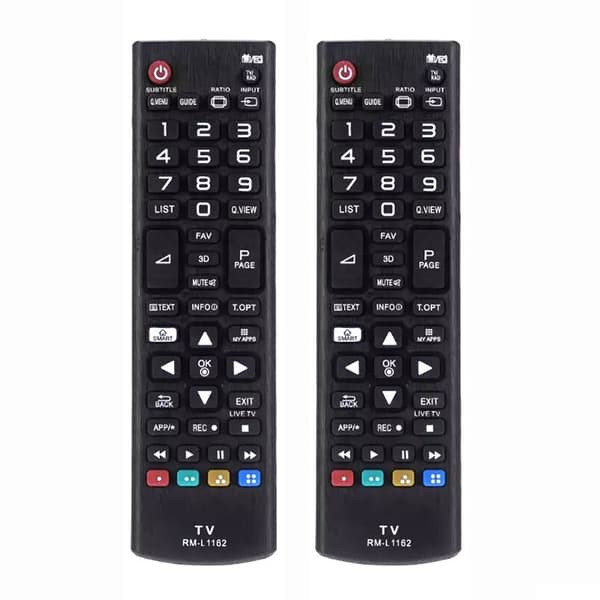 2x erstatningsfjernkontroll RM-L1162 for LG TV