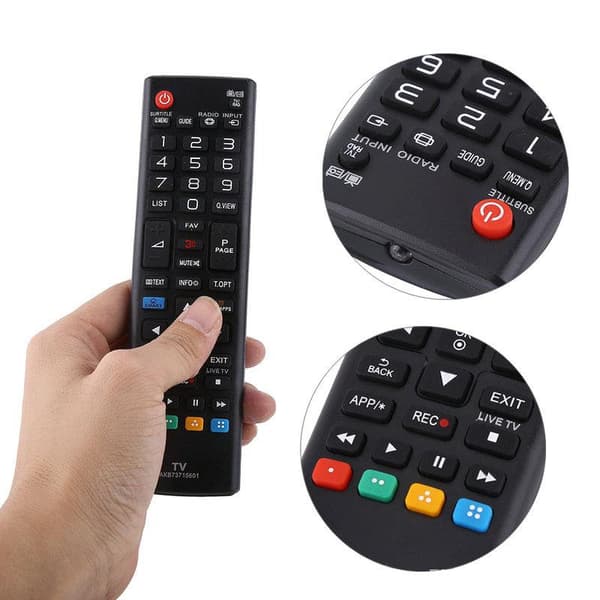 Universal fjernkontroll AKB73715601 for erstatning av LG TV