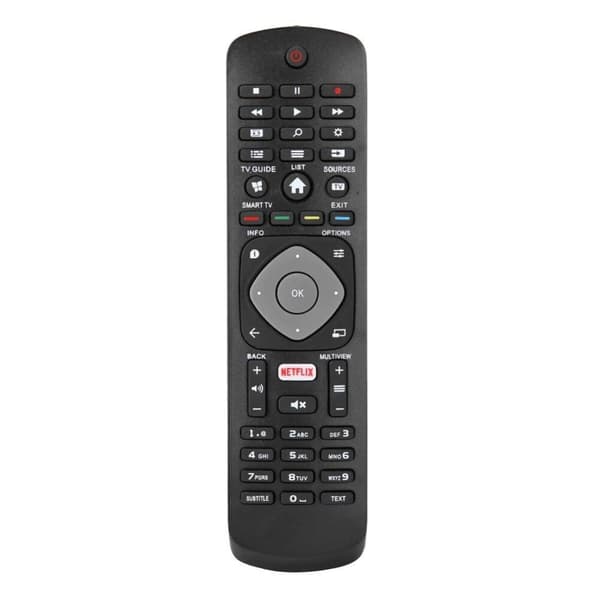 Universell smart-TV-fjernkontroll med Netflix for Philips