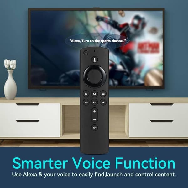 Applicera på L5B83H Smart TV Röstfjärrkontroll för Amazon 2nd 3rd Gen Fire Stick 4K Cube