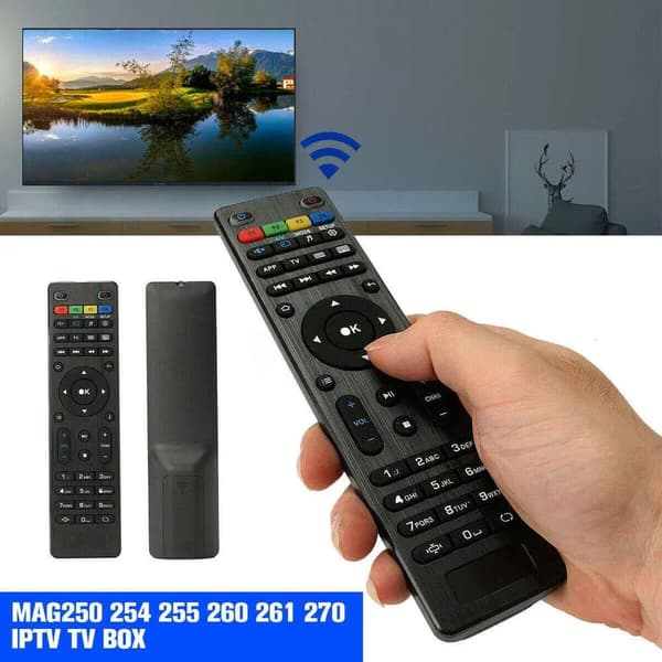 För MAG254 Fjärrkontroll för MAG250, MAG255, MAG260, MAG261, MAG270 Set Top Boxes