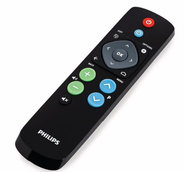 Philips Fjärrkontroll utan sifferknappar
