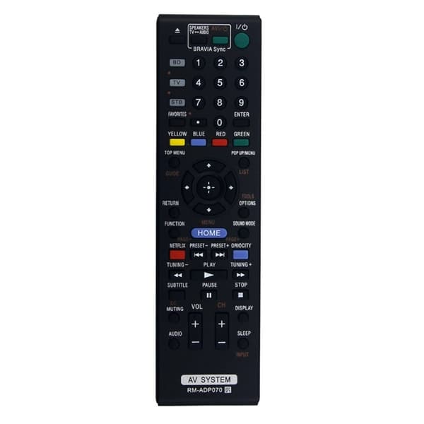 Udskiftning af fjernbetjening til RM-ADP070 til Sony DVD